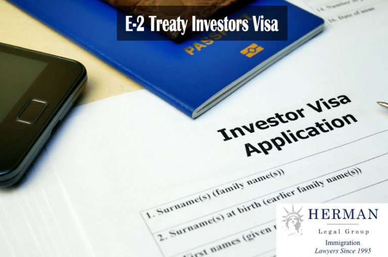 e 2 treaty investors visa