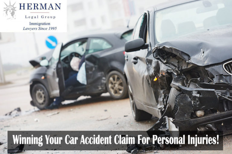 Car crash accident on street, damaged automobiles after collision in city