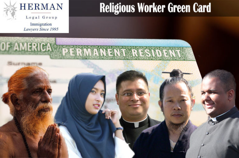Religious Worker with Green Card Background