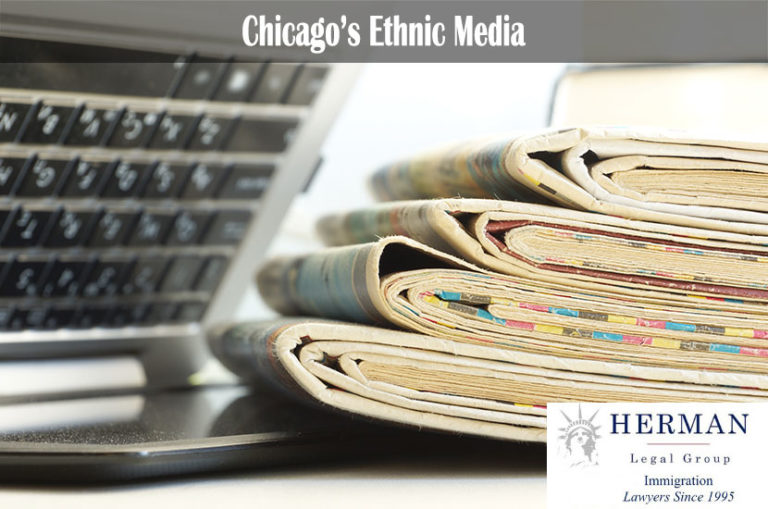 Newspapers and Laptop