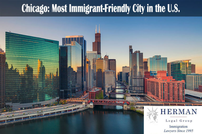 Chicago at dawn. Cityscape image of Chicago downtown at sunrise.