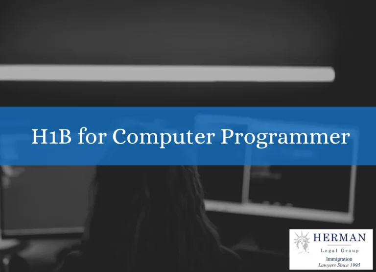 H1B for Computer Programmer