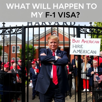 Trump and F-1 students
