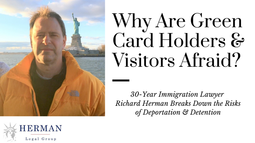 Trump targets legal immigrants and tourists. why green card holders are afraid
