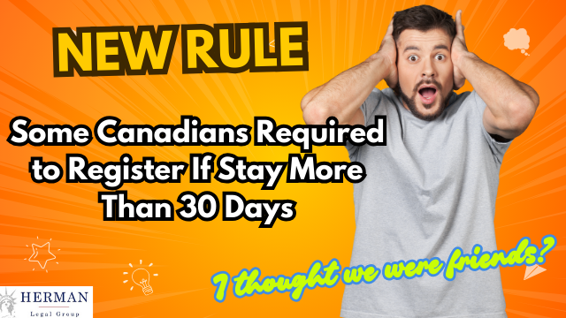 “USCIS Form G-325R-online-registration.png” (alt: “USCIS Form G-325R online registration page”) “US-Canada border-map-snowbirds.png” (alt: “Map showing U.S.–Canada border snowbird migration states”)