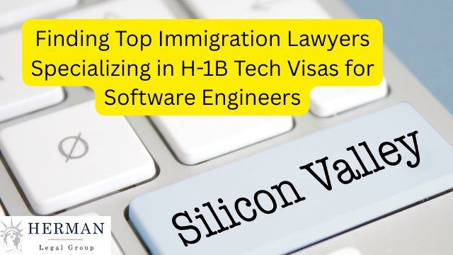Finding top immigration lawyers specializing in H-1 Tech Visas for software engineers. by richard Herman. California. Texas. New York. Illinois. New Jersey. Washington. Georgia. Ohio. North Carolina.