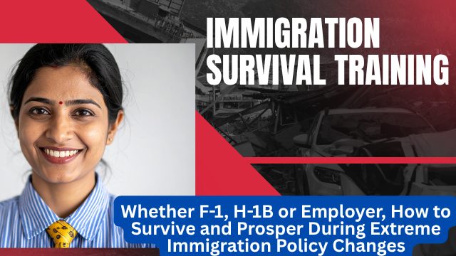 immigration survival guide: how f-1, j-1 , and h1b holders, and employers can survive and prosper during extreme immigration policy changes in 2025 and 2026. By noted immigration attorney richard t. herman