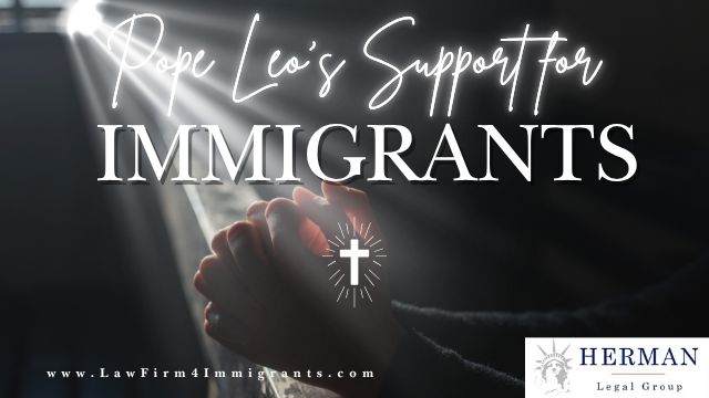 pope leo calls on catholics to help immigrants amid trump crackdown