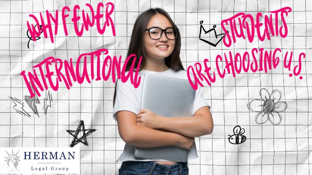 decline in international students coming to u.s. due to trump policies