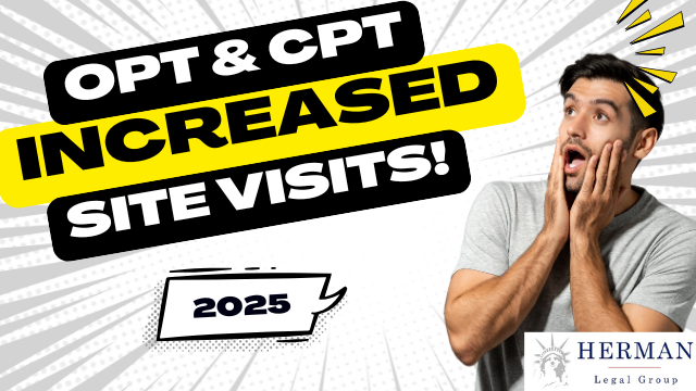 increased site visits for opt and cpt